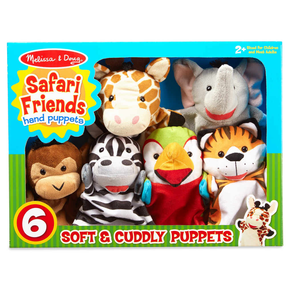 9118 Melissa & Doug Safari Buddies Hand Puppets