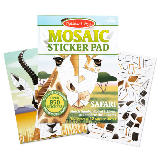30160 Melissa & Doug Mosaic Sticker Pad - Safari