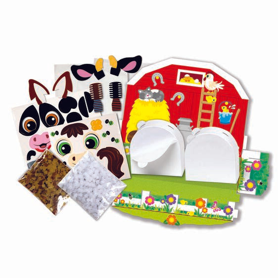 30183 Melissa & Doug Shake It! Farm Animals Beginner Craft Kit