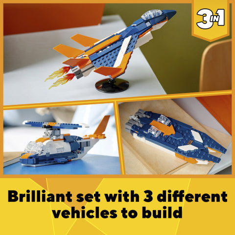 31126 LEGO Creator 3 in 1 Supersonic-jet