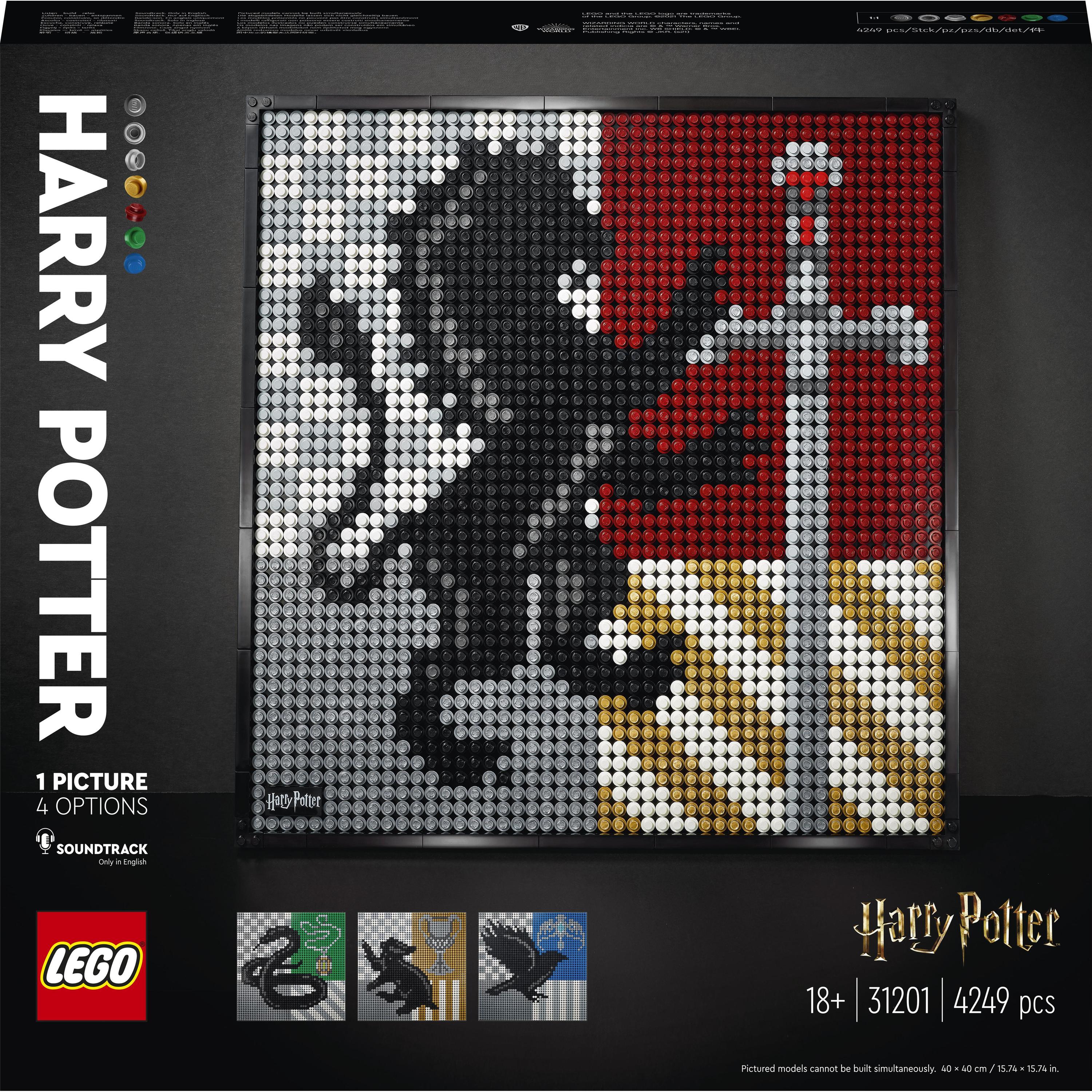 LEGO® ART Harry Potter™ Hogwarts™ Crests 31201 – Pops Toys