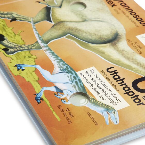 31347 Melissa and Doug Poke-a-Dot - Dinosaurs A to Z Board Book