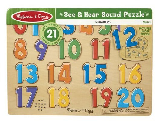 339 Melissa & Doug Numbers Sound Puzzle