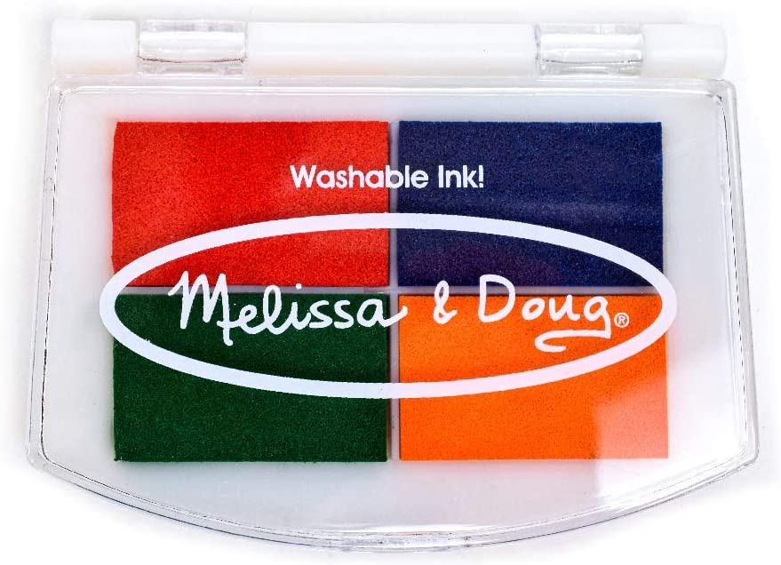 3557 Melissa & Doug Wooden Alphabet Stamp Set
