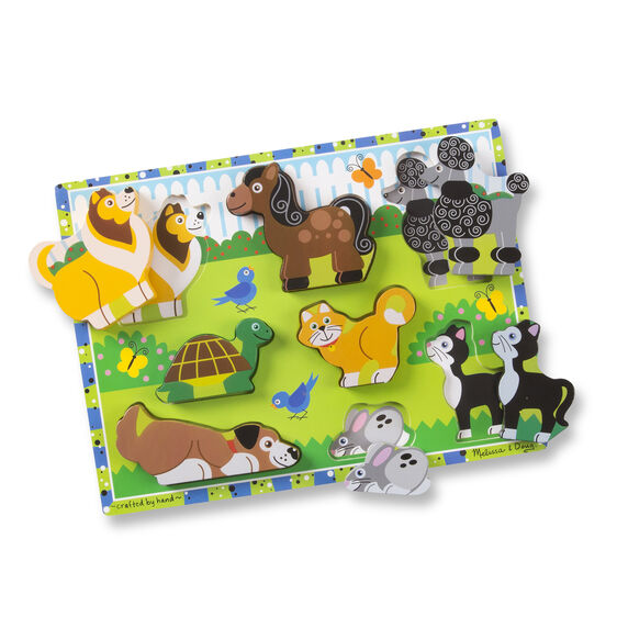 3724 Melissa & Doug Chunky Puzzle - Pets