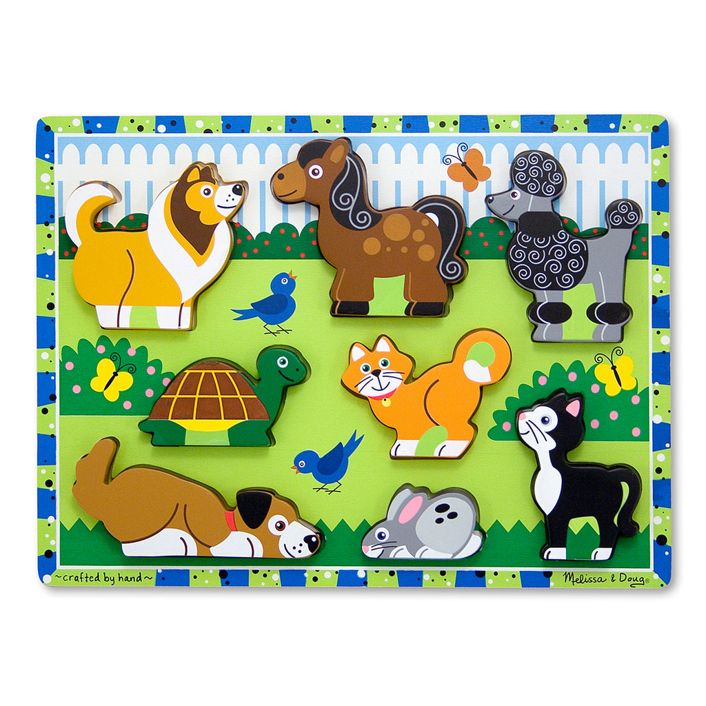 3724 Melissa & Doug Chunky Puzzle - Pets