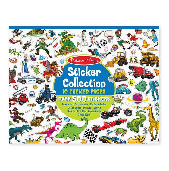 4246 Melissa & Doug Sticker Collection - Dinosaurs, Vehicles, Space, and More