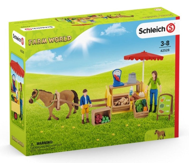 42528 Schleich Sunny Dale Mobile Farm Stand