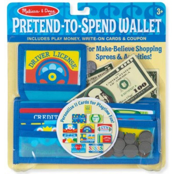 2388 Melissa & Doug Pretend-to-Spend Wallet