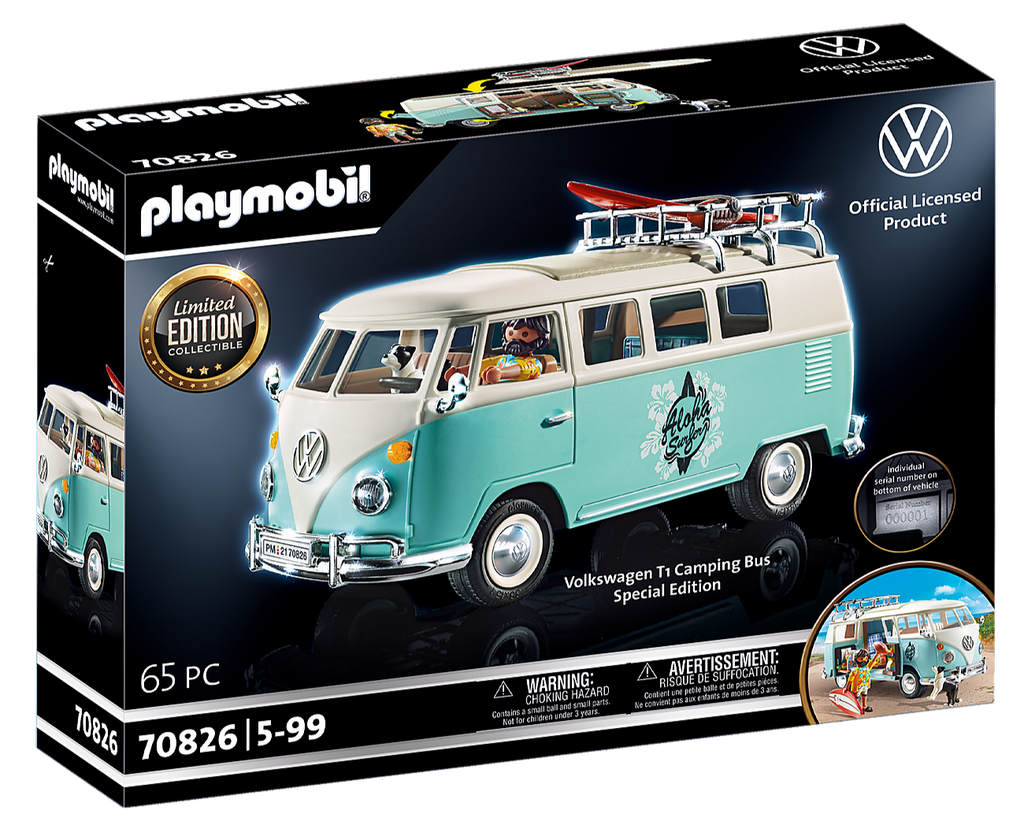 70826 Playmobil Volkswagen T1 Camping Bus - Special Edition