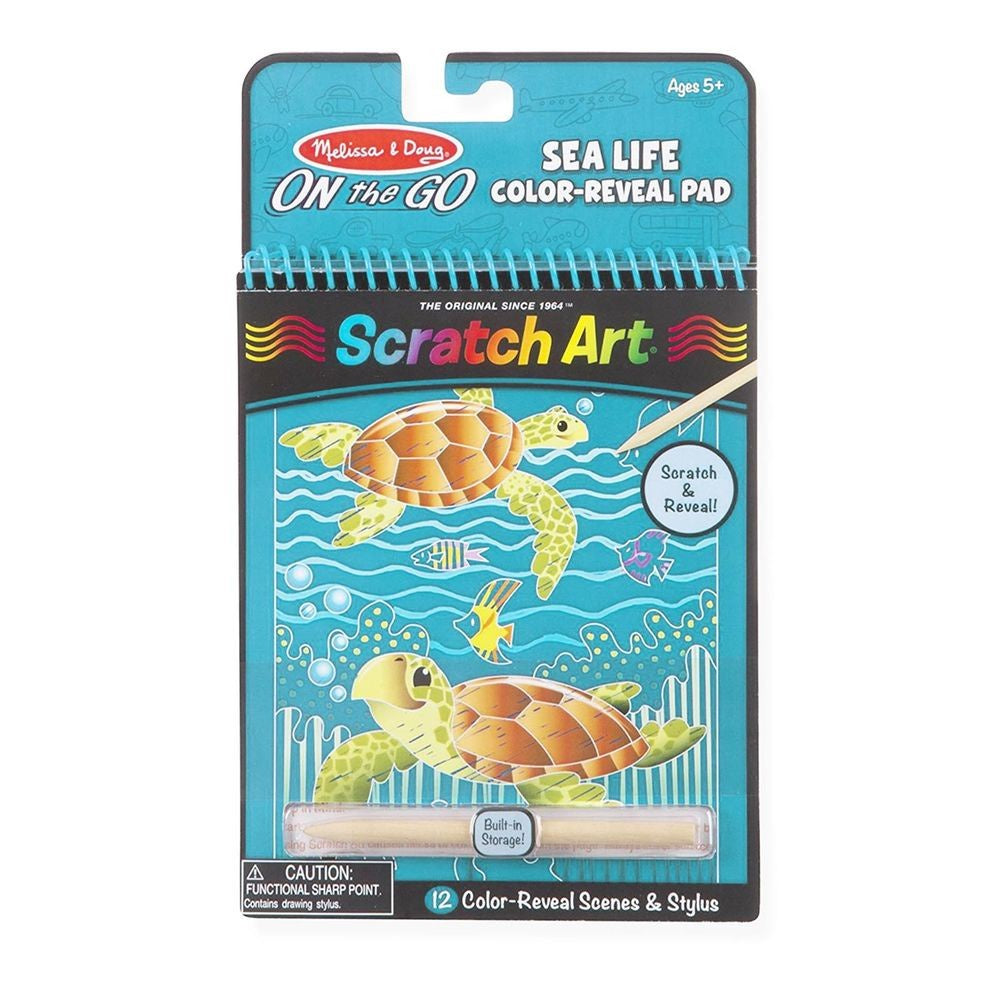 9149 Melissa & Doug Scratch Art Sea Life