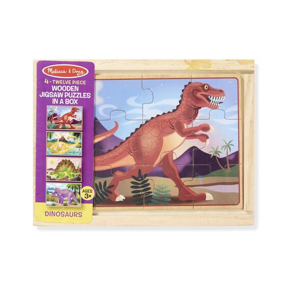 3791 Melissa & Doug Dinosaur Jigsaw Puzzles in a Box