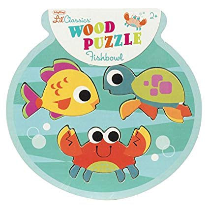 Schylling Lil' Classics Wood Puzzle - Fishbowl