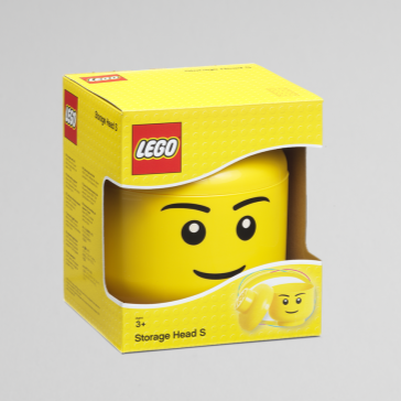 LEGO Small Iconic Storage Head Boy (Box Damage)