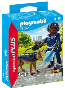 71162 Playmobil Policeman with Dog