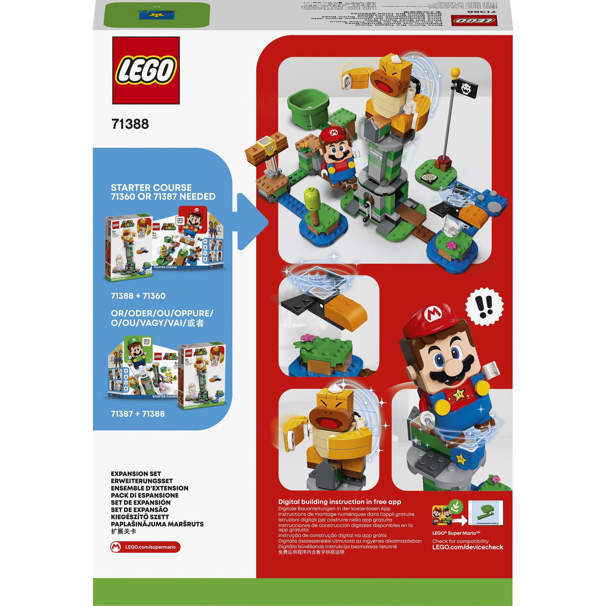 LEGO® Super Mario™ Boss Sumo Bro Topple Tower Expansion Set 71388