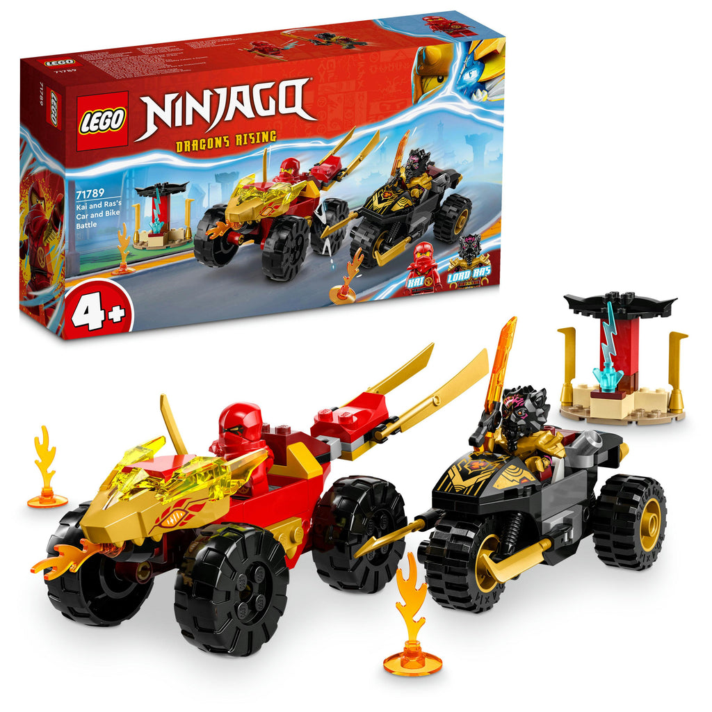 71789 LEGO 4+ Ninjago Kai and Ras's Car and Bike Battle