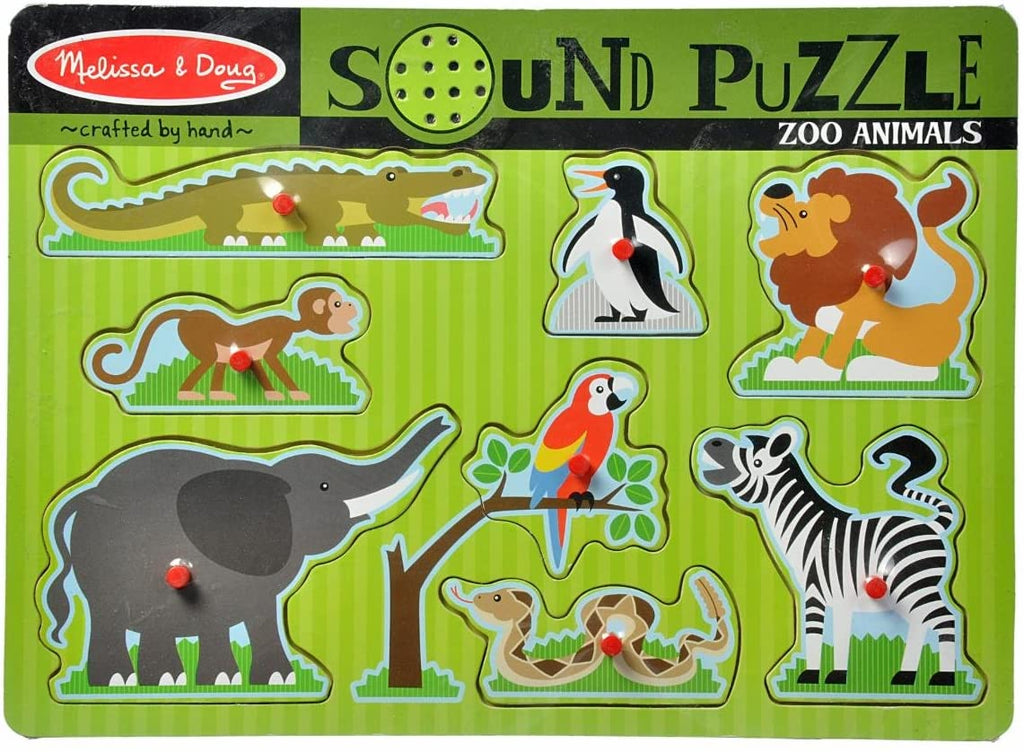 727 Melissa & Doug Zoo Animals Sound Puzzle