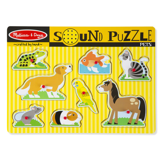 730 Melissa & Doug Pets Sound Puzzle