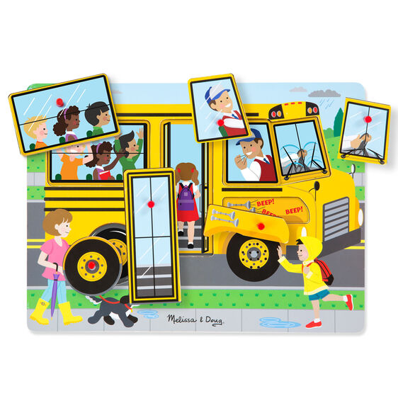 739 Melissa & Doug The Wheels on the Bus Sound Puzzle
