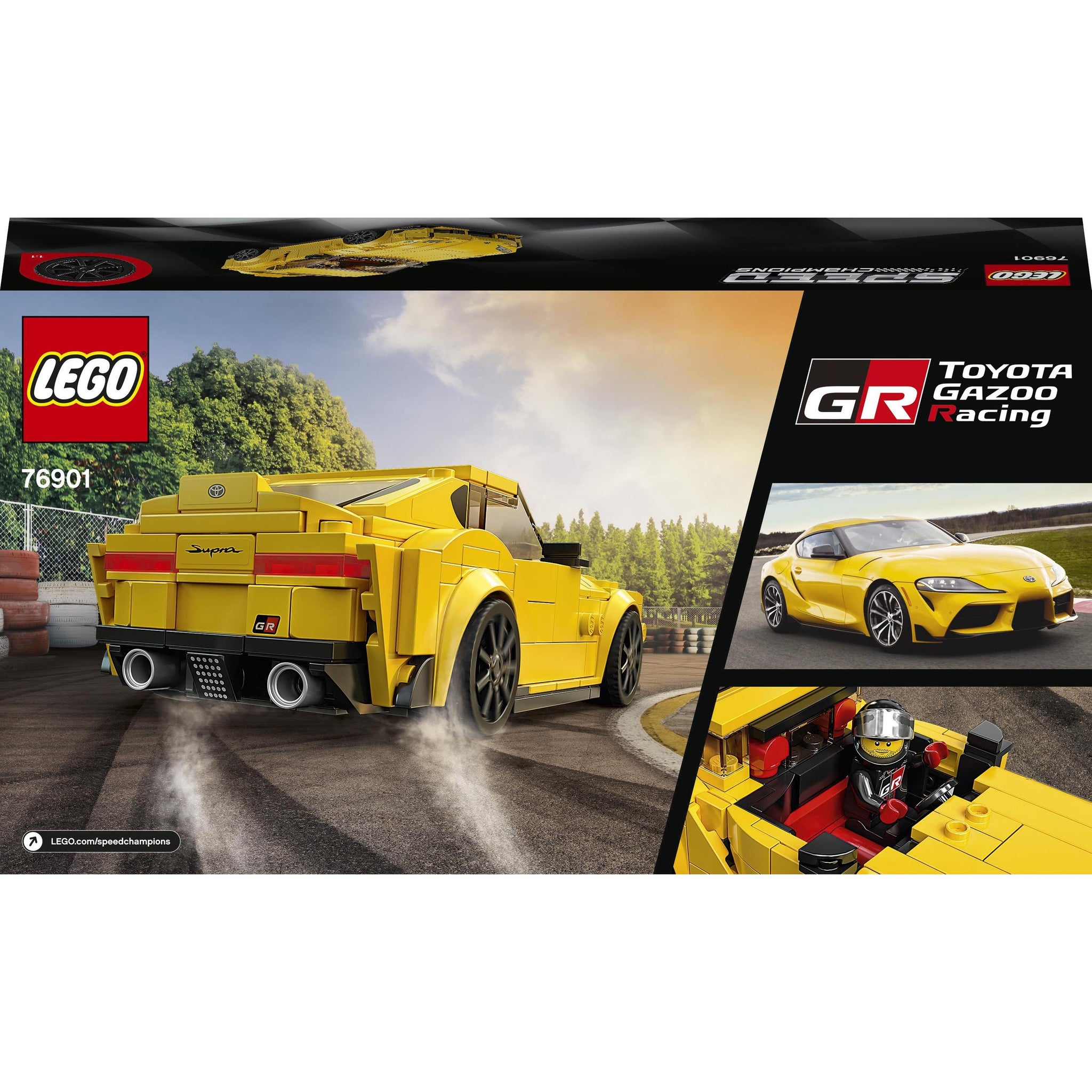 LEGO® Speed Champions Toyota GR Supra Building Kit 76901 – Pops Toys