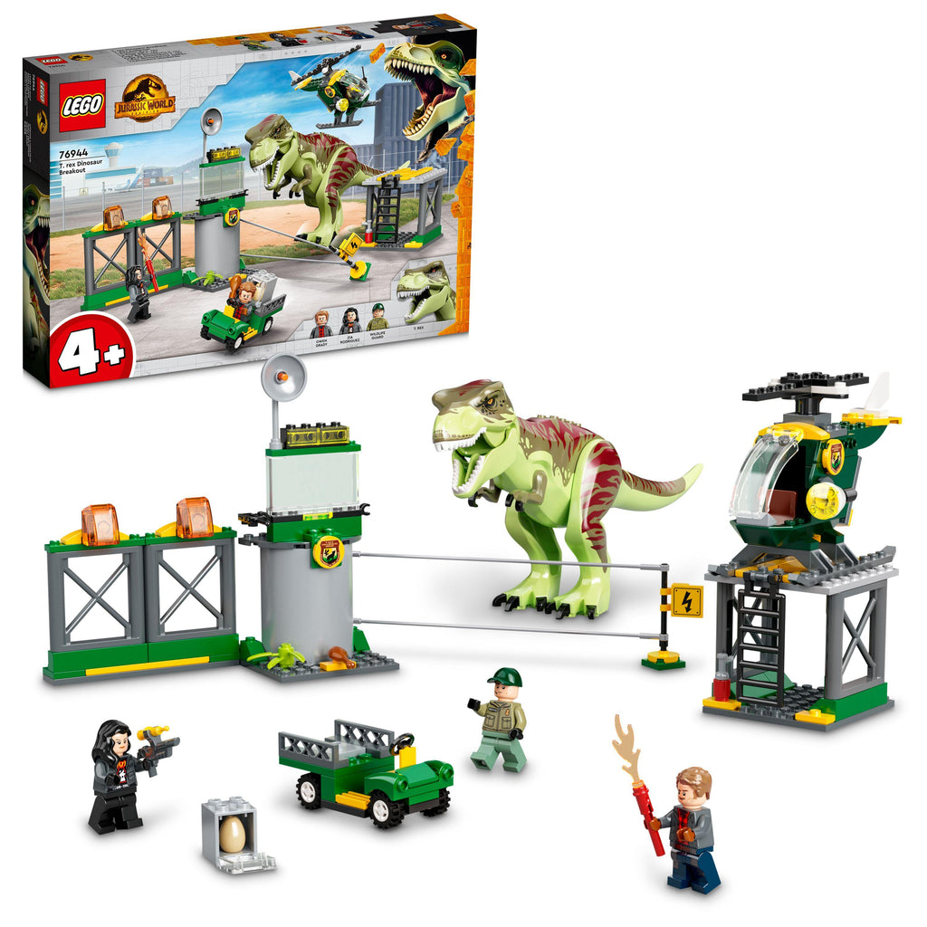 LEGO® Jurassic World T. rex Dinosaur Breakout Building Kit 76944