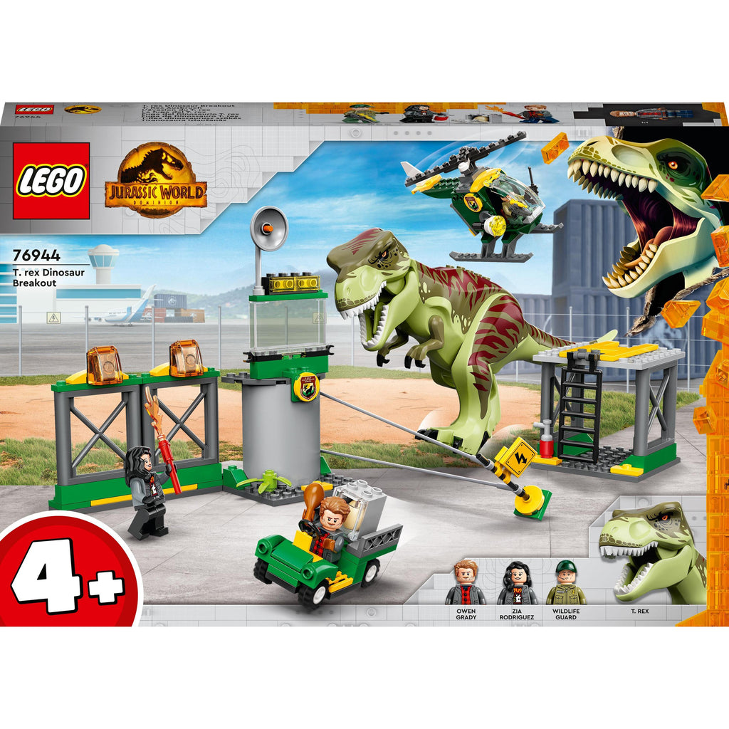 LEGO® Jurassic World T. rex Dinosaur Breakout Building Kit 76944