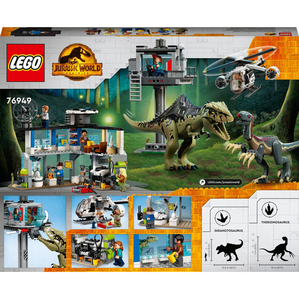 76949 LEGO Jurassic World Giganotosaurus & Therizinosaurus Attack