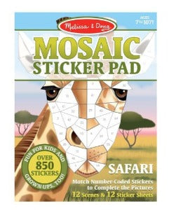 30160 Melissa & Doug Mosaic Sticker Pad - Safari