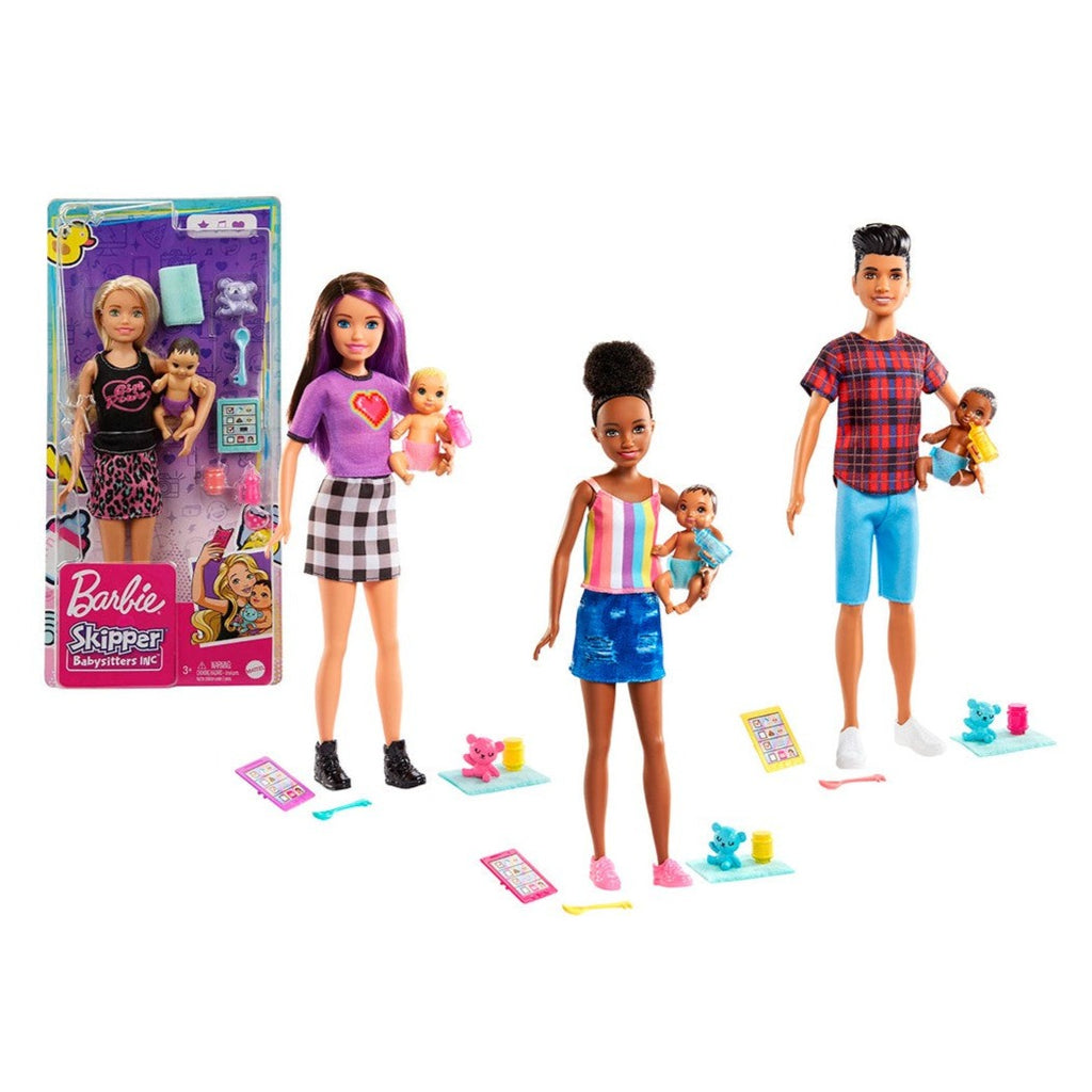 Barbie Skipper Babysitters Inc Doll & Playset - Assorted Styles – Monkey  Fish Toys