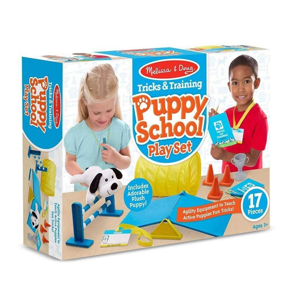8540 Melissa & Doug Tricks & Training Puppy School Play Set