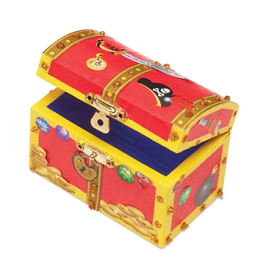 8851 Melissa & Doug Created by Me! Pirate Chest Wooden Craft Kit