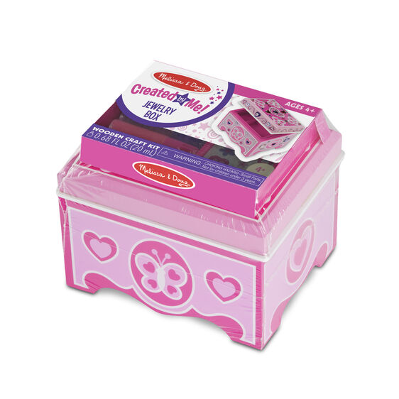 8861 Melissa & Doug Decorate-Your-Own Wooden Jewelry Box