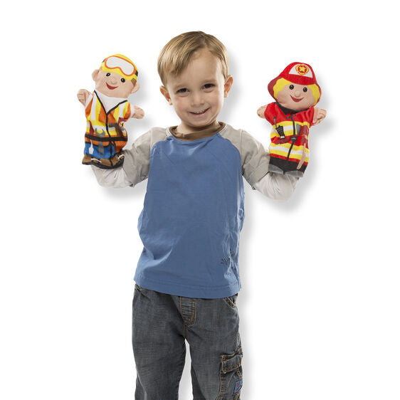 9086 Melissa & Doug Jolly Helpers Hand Puppets