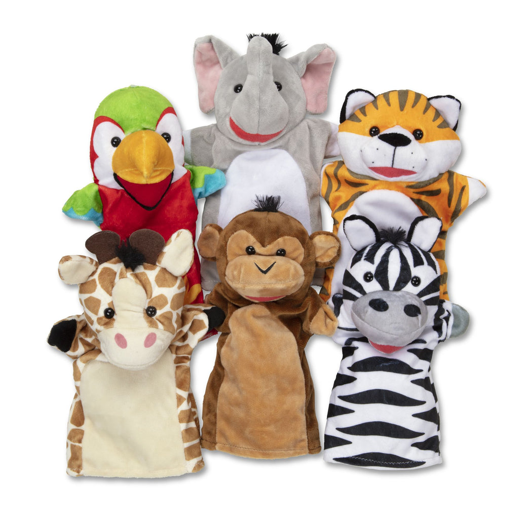 9118 Melissa & Doug Safari Buddies Hand Puppets