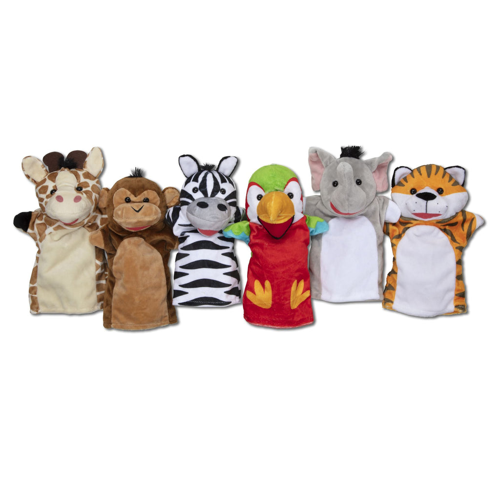 9118 Melissa & Doug Safari Buddies Hand Puppets