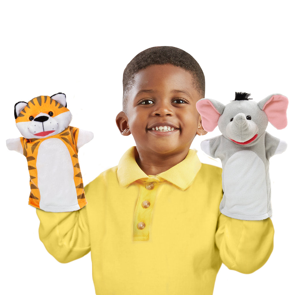 9118 Melissa & Doug Safari Buddies Hand Puppets