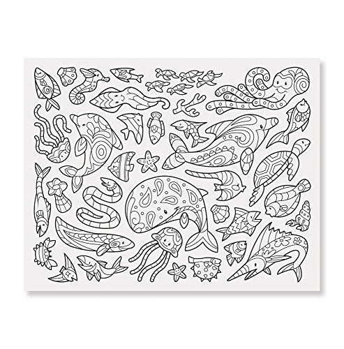 9468 Melissa & Doug Color-Your-Own Sticker Pad - Animals
