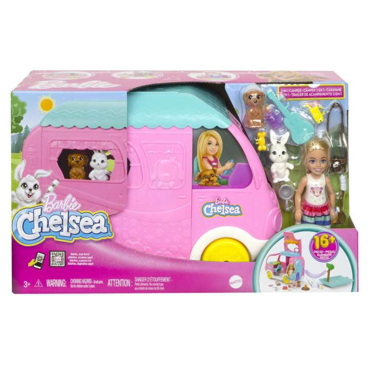 Barbie Chelsea 2-In-1 Camper Playset