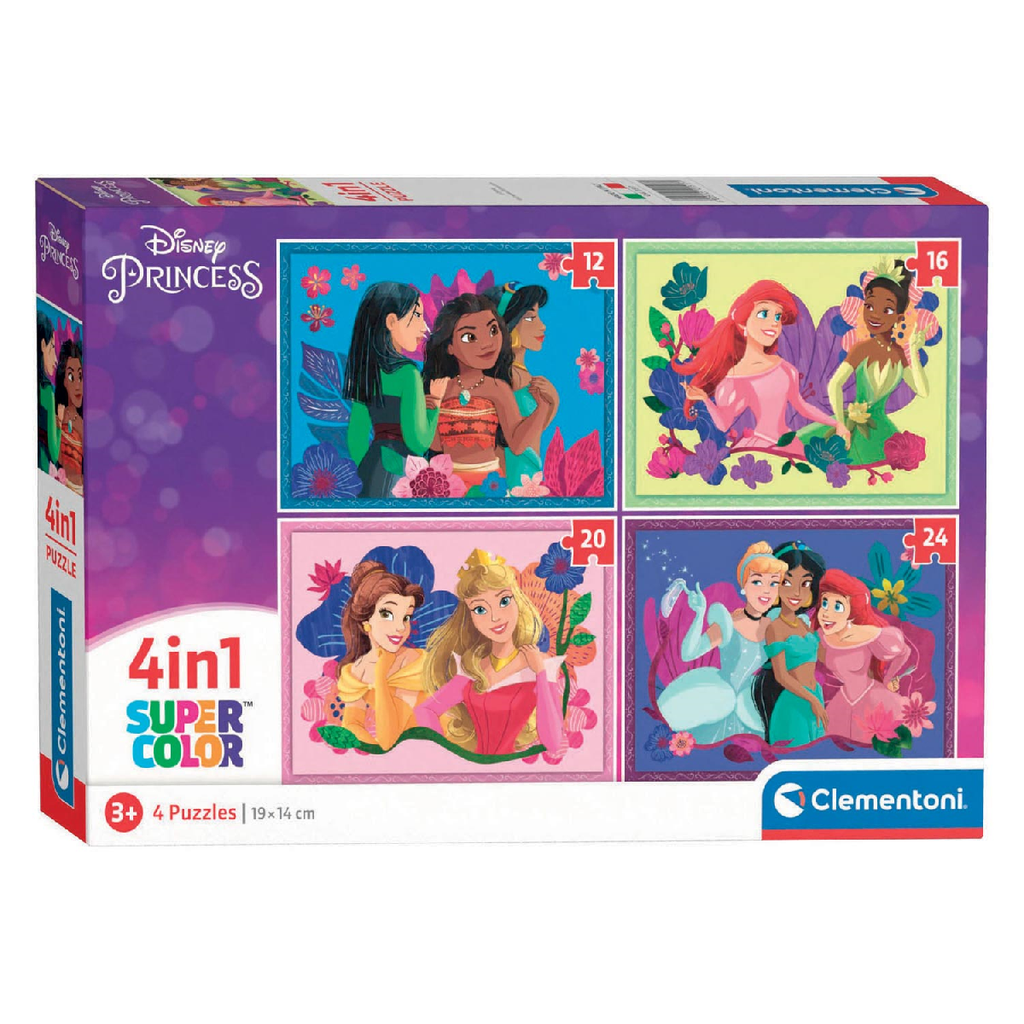Clementoni Disney Princess 4-in-1 Puzzle