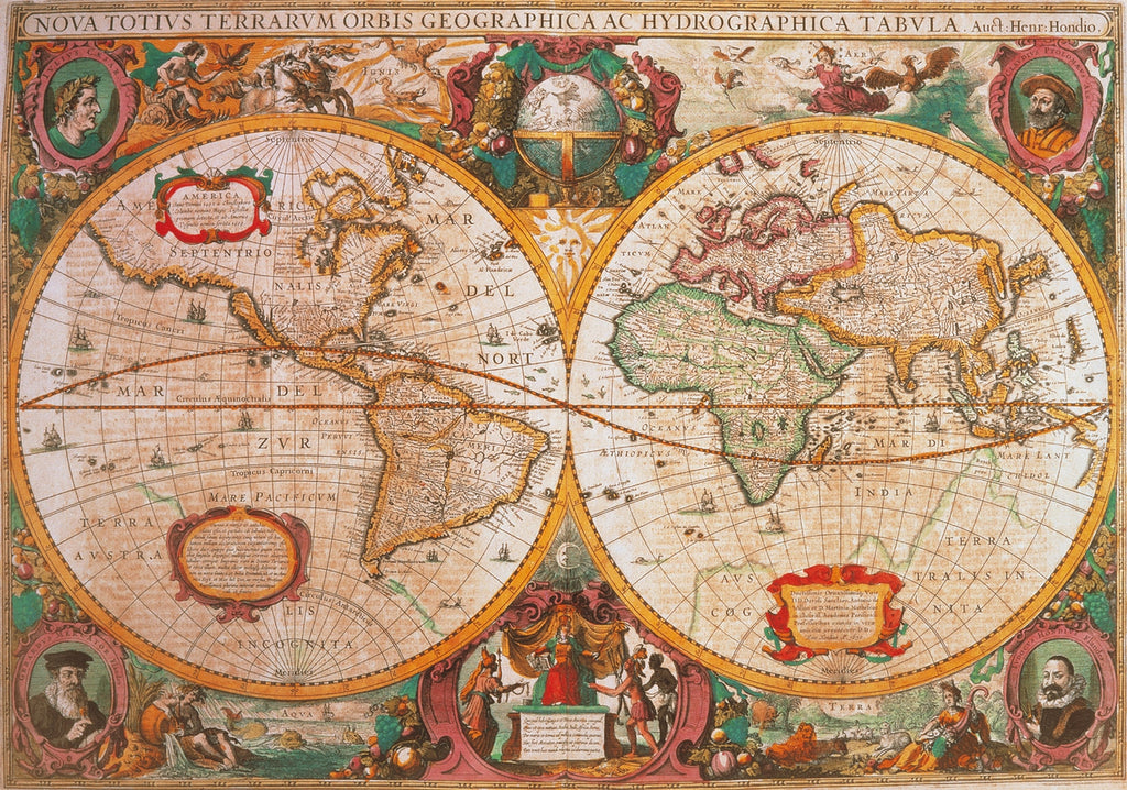 Clementoni Old Map - 1000 Piece Puzzle