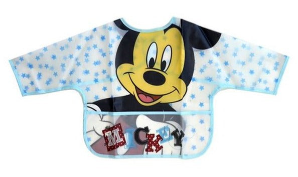 Disney Baby Sleeved Peva Bib - Mickey Mouse