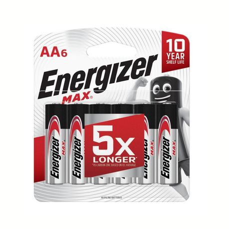 Energizer AA Batteries 6 Pack