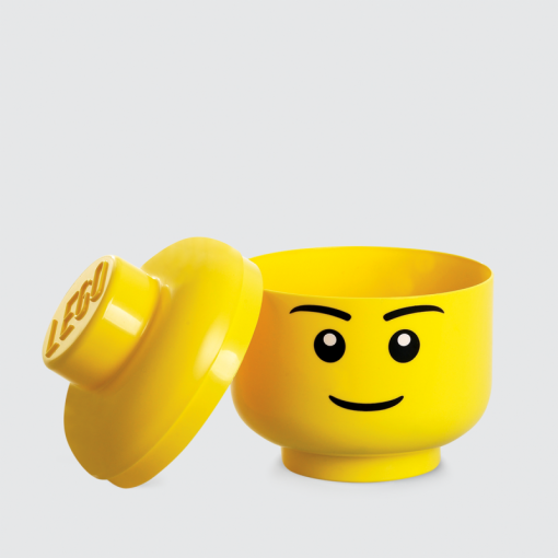 LEGO Small Iconic Storage Head Boy (Box Damage)