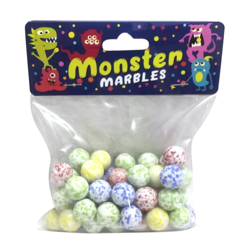 Marbles - Speckled White Milky 50 Piece