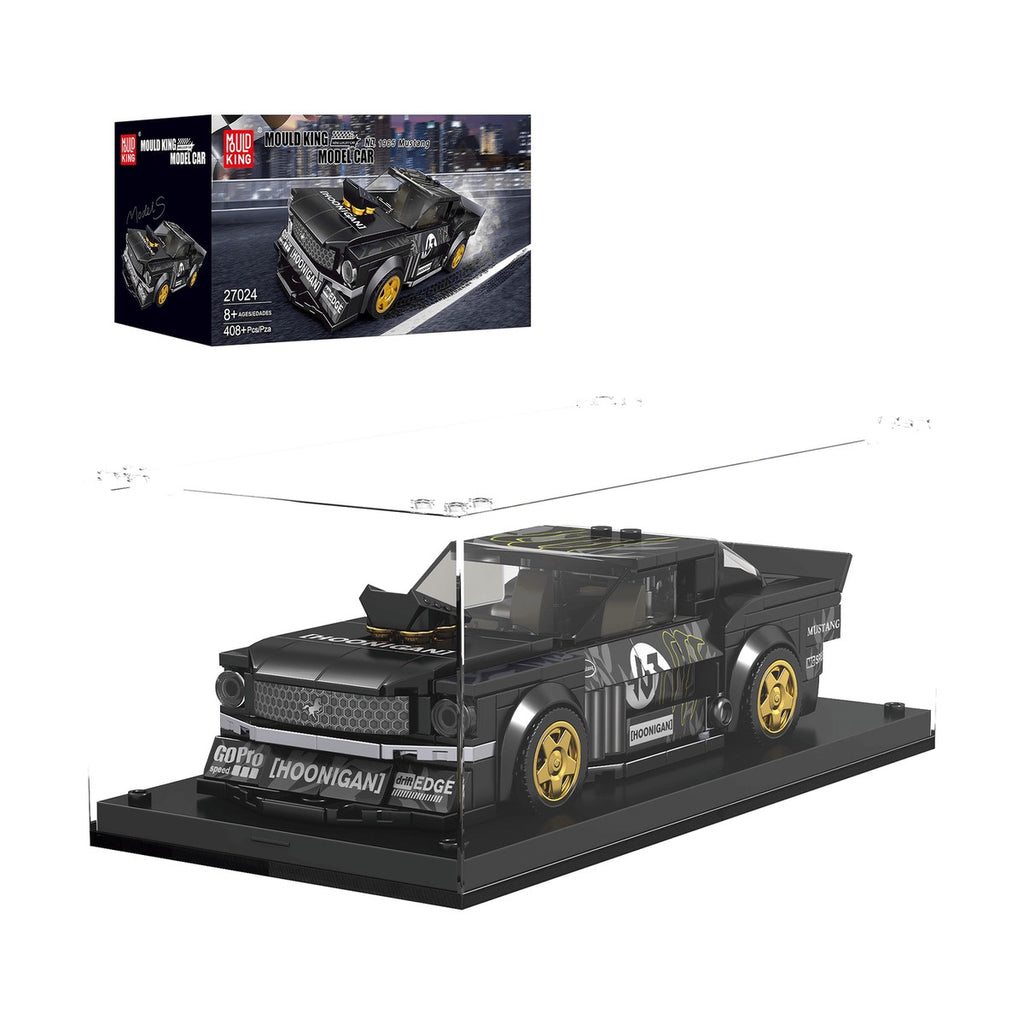Mould King Ford Mustang Hoonigan Monster with Display Case