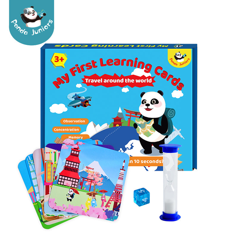 Panda Junior My first Learning Cards - Travel Around the World