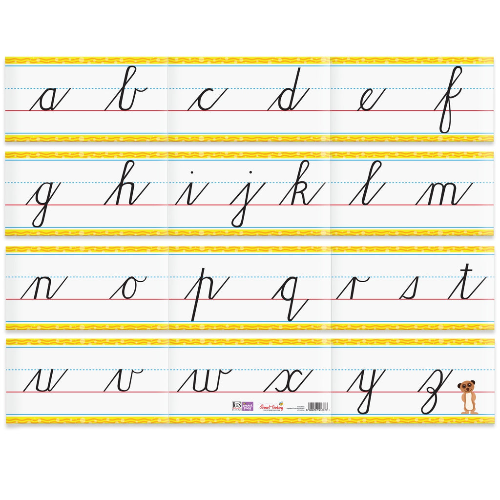 RGS Wall Frieze - Letter Formation Lowercase Cursive