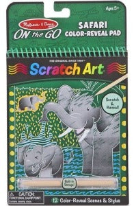 9150 Melissa & Doug Scratch Art Safari