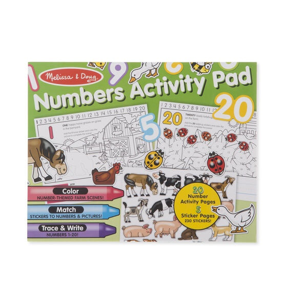 8566 Melissa & Doug Numbers Activity Pad